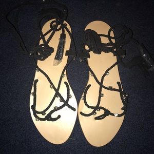 Wrap around sandals